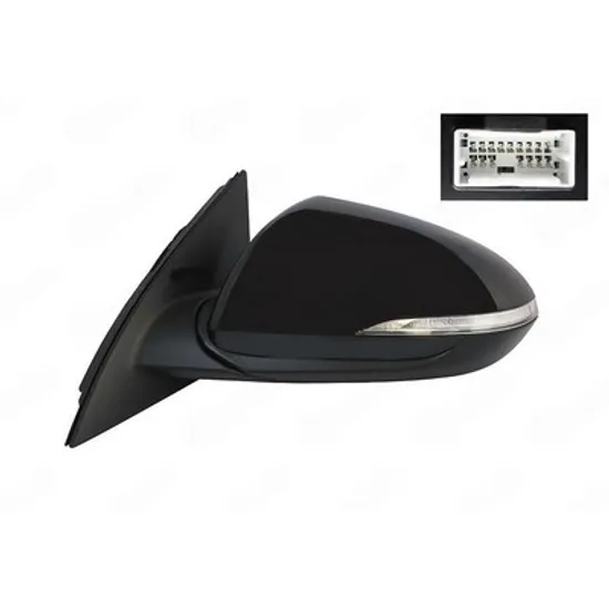 Oglinda HYUNDAI i30 2017-> Oglinda exterioara electrica cu incalzire cu rabatare electrica pentru vopsit (cu semnal) (8 PIN) STANGA Perioada 2020 2021 2022 2023 2024 2025