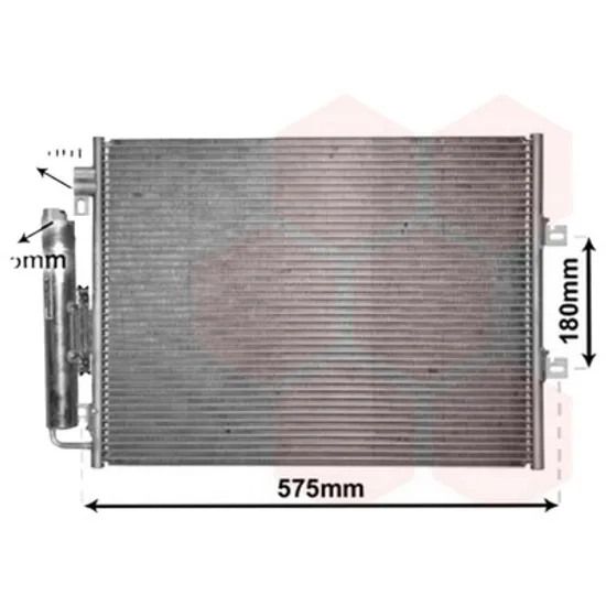 Radiator aer conditionat OPEL ASTRA G 1998->2009, ZAFIRA A 1999->2005 pentru 2.2 16V , perioada 2000 2001 2002 2003 2004 2005