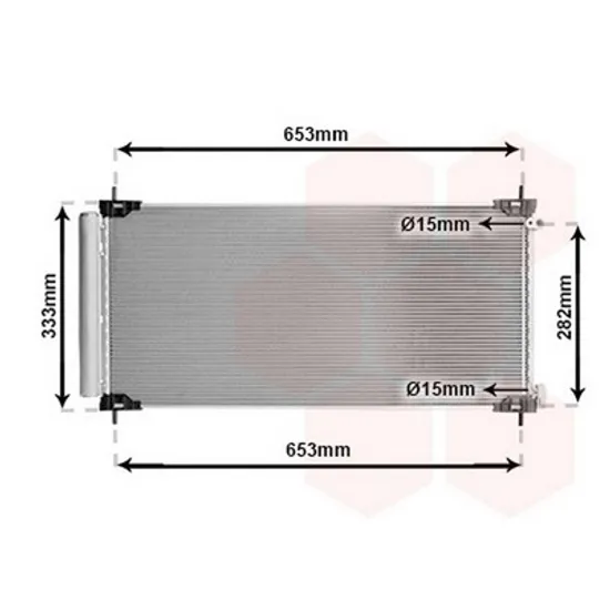 Radiator Aer Conditionat TOYOTA AURIS / COROLLA E18 2012->2018 Radiator aer conditionat 1.6 D4D diesel 697x318x12 Perioada 2015 2016 2017 2018 2019