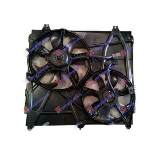 Ventilator Motor KIA SORENTO 1 2002->2009 Electroventilator dublu benzina diesel T.DOOWON Perioada 2002 2003 2004 2005 2006 2007 2008 2009