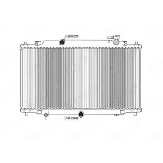 Radiator Motor MAZDA 6 GJ 2012-> Radiator apa motor 2.0-2.5 benzina manuala/automatic (375x733x16) KOYO Perioada 2016 2017 2018