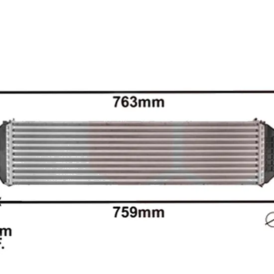 Intercooler MERCEDES A-CLASS W176 2012->2018 pentru A 160 CDI / d , perioada 2013 2014 2015 2016 2017 2018