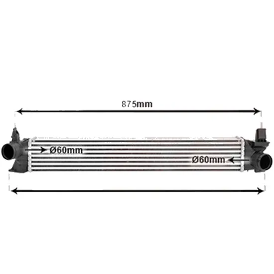 Intercooler PEUGEOT BOXER 2006-> pentru 2.0 BlueHDi 130, perioada 2015 2016 2017 2018 2019
