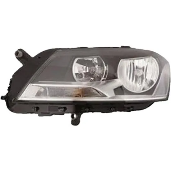 Far stanga VW PASSAT B7 2010->2014 perioada 2010 2011 2012 2013 2014 cu motor reglaj, fumuriu, semnal transparent, cu reglaj electric, cu bec H7/H7