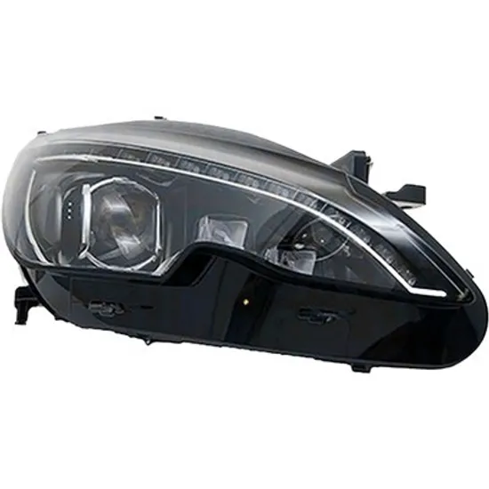 Far stanga PEUGEOT 308 2 2013->2021 perioada 2013 2014 2015 2016 2017 2018 2019 2020 2021 fara motor reglaj, fara unitate de control, fumuriu, cu reglaj distanta iluminare automat, cu bec LED