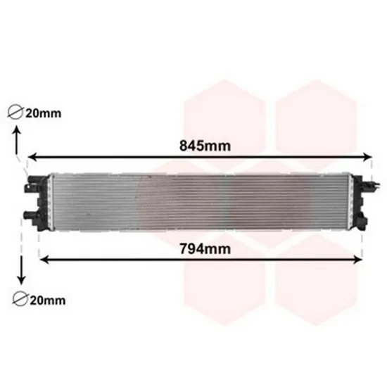 Radiator Motor AUDI A4 B8 2007->2015 Radiator aditional 3.0 TFSI/S4 benzina 2.0 TDi diesel (720x132x55) Perioada 2007 2008 2009 2010 2011 2012 2013 2014 2015