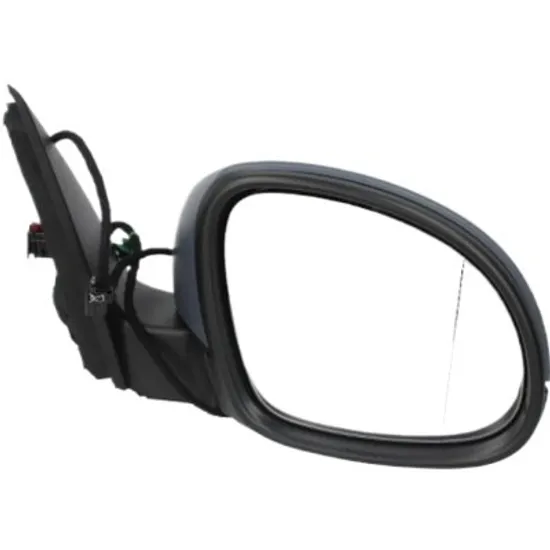 Oglinda exterioara dreapta VW TIGUAN 5N 2007->2018 perioada 2008 2009 pana la an de fabricatie 2012, cu lampa podea, cu lumini de pozitie, numar pini 9, cu incalzire, rabatare electrica, prevopsit grund