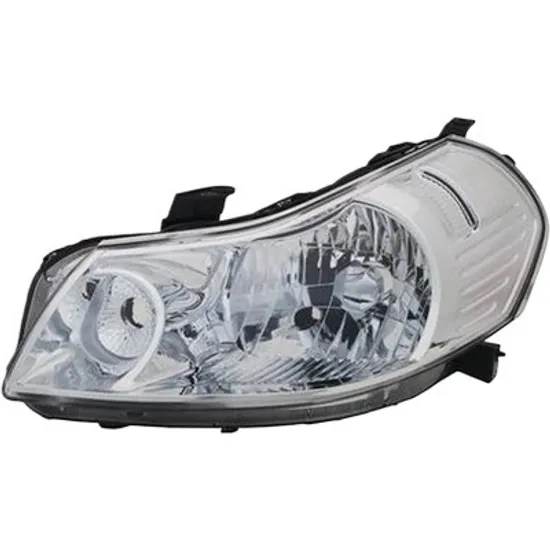 Far stanga FIAT SEDICI 2006->2014 perioada 2006 2007 2008 2009 2010 2011 2012 2013 2014 pana la an de fabricatie 2012, cu motor reglaj, semnal alb, cu reglaj electric, cu bec H4