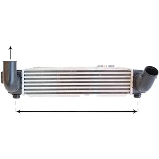 Intercooler KIA SORENTO 1 2002->2009 2.5 CRDi 120KW 163CP , pentru motor D4CB perioada 2006 2007,2008,2009,2010 2011