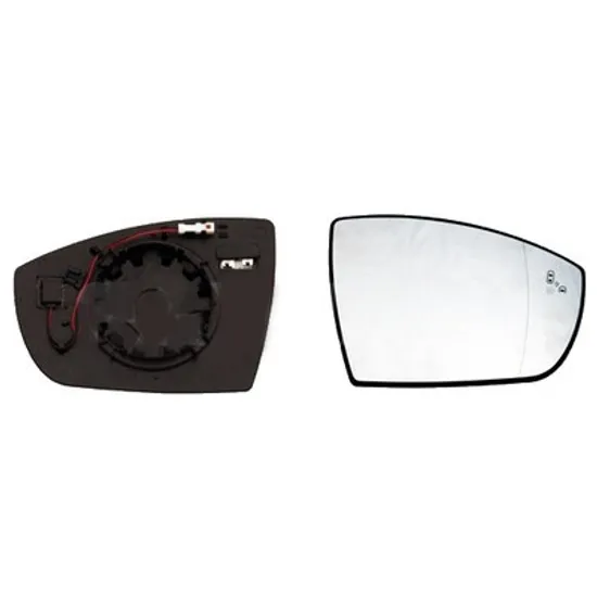Sticla Oglinda FORD KUGA 2 2012->2019 Geam oglinda cu incalzire (cu asistenta linie directie) dreapta Perioada 2012 2013 2014 2015 2016 2017 2018 2019 2020