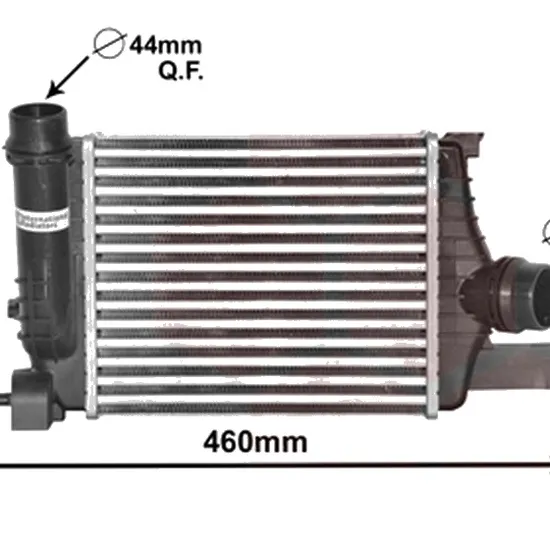 Intercooler DREAPTA RENAULT CLIO 4 2012-> 1.5 dCi 110 81KW 110CP , pentru motor K9K 646 perioada 2016 2017,2018,2019,2020 2021