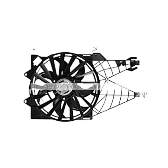Ventilator motor FIAT LINEA 2006-> pentru 1.6 D Multijet, perioada 2009 2010 2011 2012 2013 2014