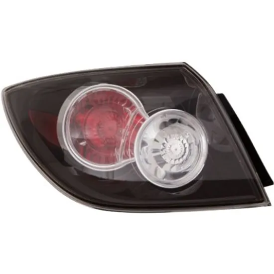 Lampa stop spate stanga MAZDA 3 BK 2003->2009 perioada 2003 2004 2005 2006 2007 2008 2009 de la an de fabricatie 07/2006, semnal alb, exterior, pentru 5 usi,