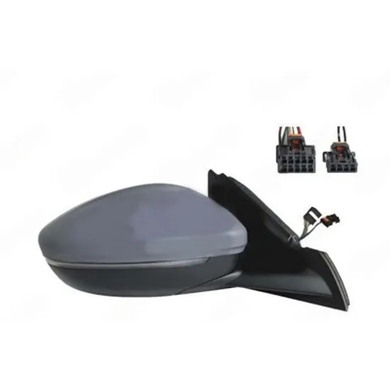 Oglinda PEUGEOT 208 2 2019-> Oglinda exterioara electrica cu incalzire pentru vopsit (cu semnal LED si senzor) (6+4 PIN) DREAPTA Perioada 2023 2024 2025