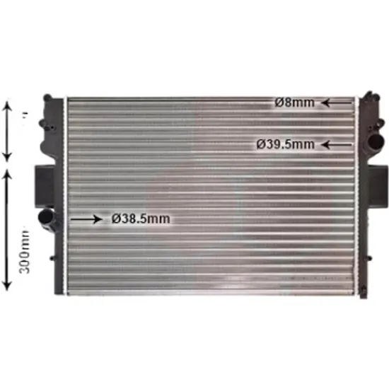 Radiator apa IVECO DAILY 3 1999->2007 pentru 29 L 11 V, perioada 1999 2000 2001 2002 2003 2004 2005 2006 2007
