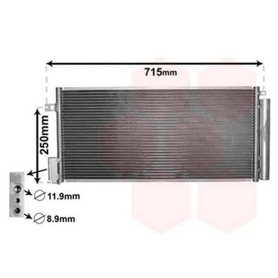 Radiator Aer Conditionat FIAT PUNTO EVO 199 2008-> Radiator aer conditionat benzina/ diesel (62,7x29,5) Perioada 2008 2009 2010 2011 2012