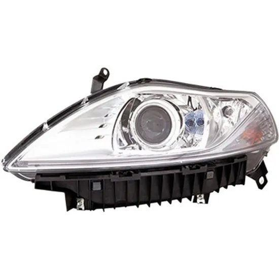 Far stanga LANCIA YPSILON 2011-> perioada 2011 2012 2013 2014 2015 2016 cu unitate control xenon, fara motor reglaj, Bi-Xenon, semnal galben transparent, cu reglaj distanta iluminare automat, cu bec D1S tub descarcare gaze
