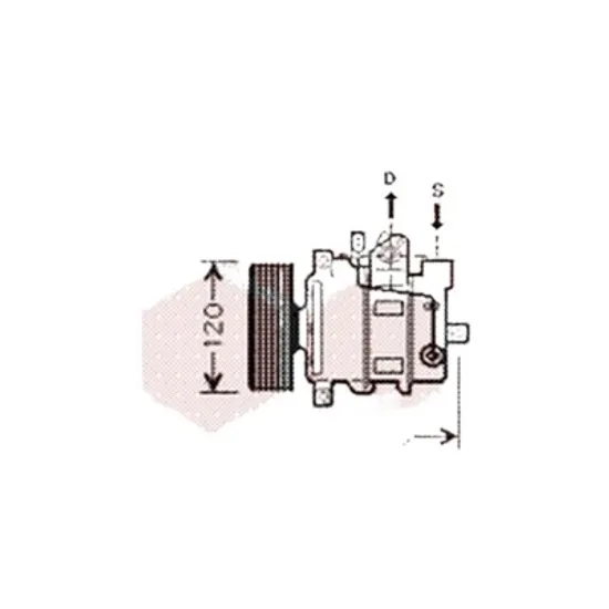 Compresor aer conditionat AUDI A6 C6 2004->2011 pentru 2.4, perioada 2004 2005 2006 2007 2008