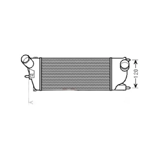 Radiator Motor PEUGEOT 407 2004->2010 Radiator apa pentru 1 6/2 0HDI 2008 ->2010 300x132x85 Perioada 2004 2005 2006 2007 2008 2009 2010