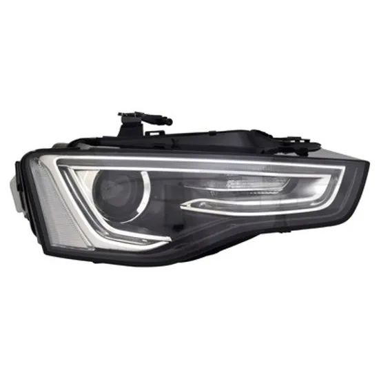 Faruri AUDI A5 8T3 2007->2017 Far Bi-XENON negru cu Daylight LED (E) (TYC) DREAPTA Perioada 2011 2012 2013 2014 2015 2016