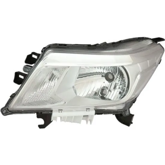 Far stanga NISSAN NAVARA D23 2014-> perioada 2014 2015 2016 2017 2018 2019 fara motor, cu reglaj, cu bec H4, cu bec PY21W, cu bec W5W