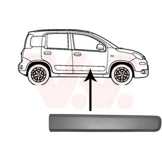 Bandou Usa FIAT PANDA 312 2012-> Bandou usa fata dreapta, Perioada 2012 2013 2014 2015 2016 2017 2018