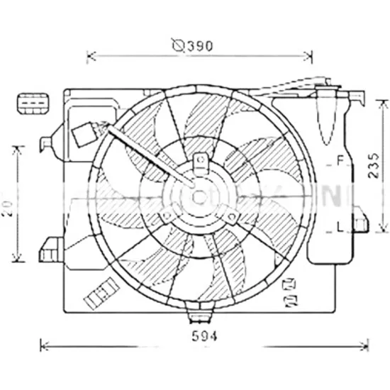 Ventilator motor HYUNDAI ACCENT 4 SEDAN 2010->2016 pentru 1.4, 1.4 FLUIDIC, perioada 2010 2011 2012 2013 2014 2015 2016 2017