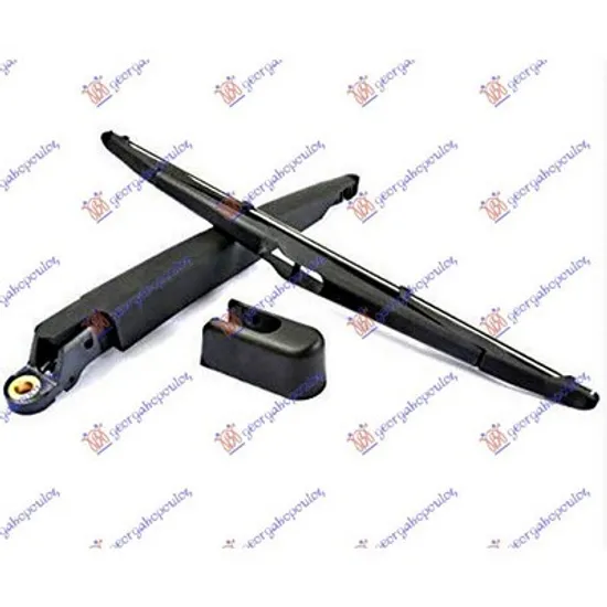 Brat Stergator SAAB 9-5 1997->2009 Brat stergator spate cu lamela 5 usi/break plastic 305mm Perioada 2005 2006 2007 2008 2009 2010