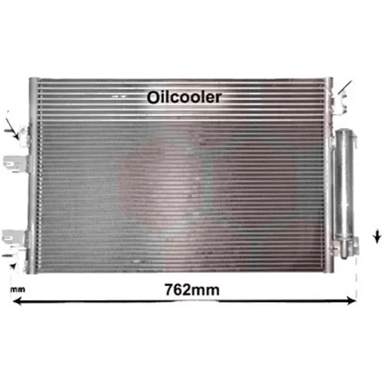Radiator aer conditionat CITROEN JUMPER 2006-> pentru 2.2 HDi 150, perioada 2011 2012 2013 2014 2015 2016