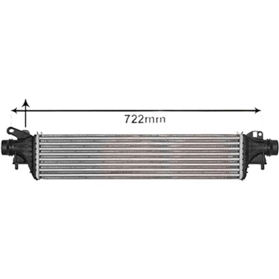 Intercooler OPEL ADAM 2012->2019, CORSA E 2014->2018 pentru 1.0, perioada 2014 2015 2016 2017 2018 2019
