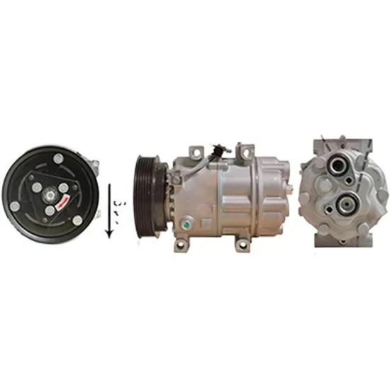 Compresor aer conditionat FORD C-MAX 1 2007->2010 2.0 TDCi 100KW 136CP , pentru motor G6DA, G6DB, G6DD, G6DG perioada 2007 2008 2009 2010