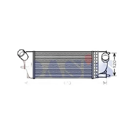 Intercooler PEUGEOT 407 2004->2010 Radiator intercooler 1,6 - 2,0HDi 300x147x76 Perioada 2004 2005 2006 2007 2008 2009 2010