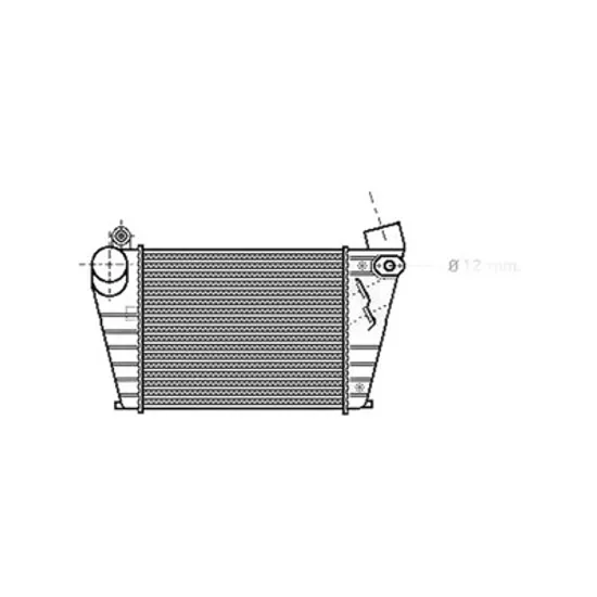 Radiator Aer Conditionat VW BORA 1998->2005 Radiator aer conditionat benzina/ diesel 18,3x19x6,5 12mm Perioada 1998 1999 2000 2001 2002 2003 2004 2005