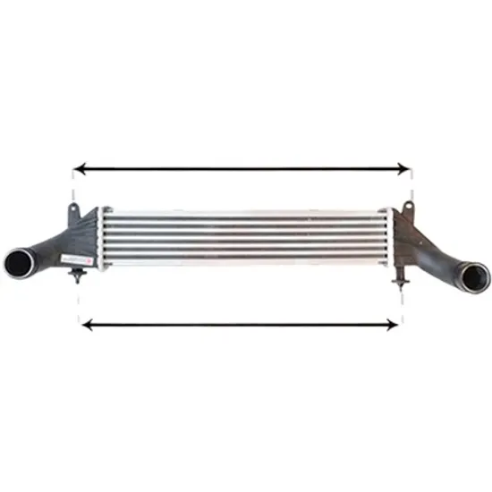 Intercooler MERCEDES SLK R170 1996->2004 200 Kompressor 120KW 163CP , pentru motor M 111.958 perioada 2000 2001,2002,2003 2004