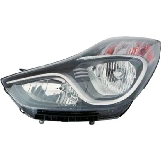 Far dreapta HYUNDAI ix20 2010-> perioada 2010 2011 2012 2013 2014 2015 2016 2017 2018 2019 pana la an de fabricatie 08/2015, cu motor reglaj, semnal transparent, cu reglaj electric, cu bec H7/H7