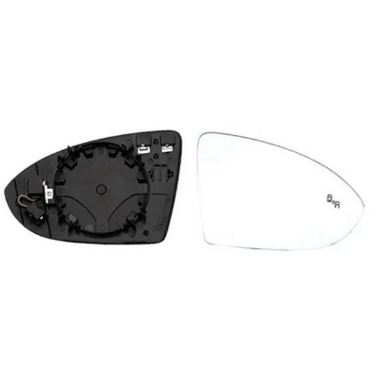 Sticla Oglinda VW GOLF 7 2012->2020 Geam oglinda exterioara cu incalzire cu senzor banda dreapta Perioada 2012 2013 2014 2015 2016 2017 2018 2019 2020