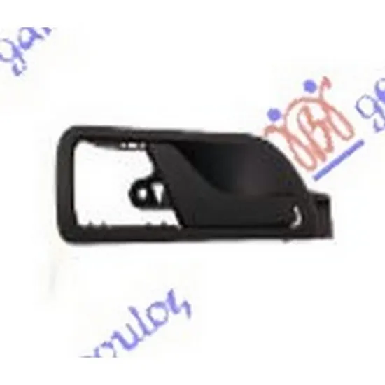 Maner Usa SKODA FABIA 1 1999->2008 Maner usa spate interior negru stanga Perioada 1999 2000 2001 2002 2003 2004 2005 2006 2007 2008
