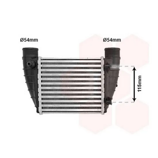 Intercooler SEAT EXEO 2008->2013 Radiator intercooler 2.0 TFSi benzina - 2.0 TDi diesel (200x190x63) dreapta Perioada 2008 2009 2010 2011 2012 2013 2014