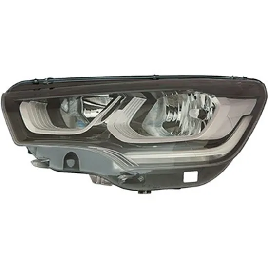 Far stanga CITROEN C4 2 B7 2009-> perioada 2009 2010 2011 2012 2013 2014 2015 2016 pana la an de fabricatie 2015, cu motor reglaj, fumuriu, semnal transparent, cu reglaj electric, cu daylight, cu bec H7/H7