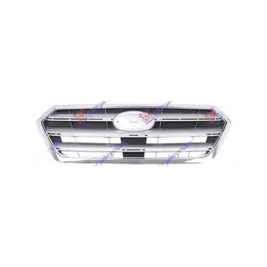 Grila Bara SUBARU OUTBACK 2014-> Grila fata argintiu/cromat LEGACY Perioada 2014 2015 2016 2017 2018
