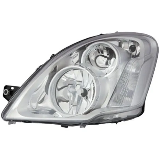 Far stanga IVECO DAILY 5 2011->2014 perioada 2011 2012 2013 2014 cu motor reglaj, semnal transparent, cu reglaj electric, cu bec H7/H1