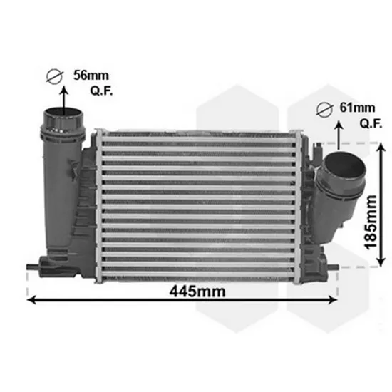 Intercooler RENAULT SCENIC 4 2016-> Radiator intercooler 1.6-1.8 TCE benzina /1.6 DCI diesel Perioada 2016 2017 2018 2019 2020 2021 2022