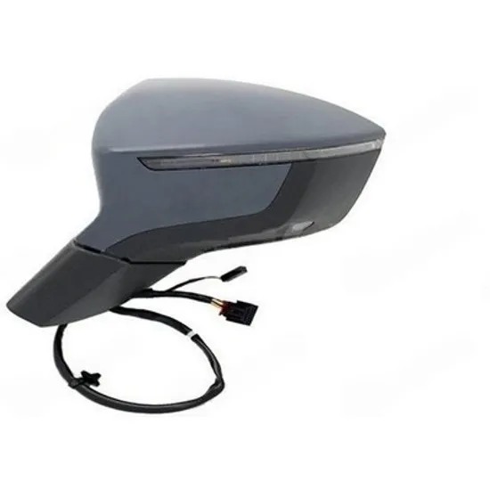 Oglinda SEAT ATECA 2020-> Oglinda exterioara electrica cu incalzire vopsit cu rabatare electrica cu memorie (cu semnal LED si lampa de podea si senzor de banda) (15pin) STANGA Perioada 2020 2021 2022 2023 2024 2025