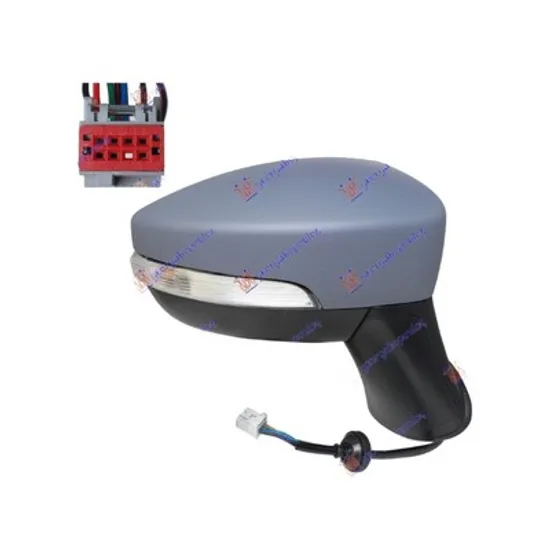 Oglinda FORD ECOSPORT 2012-> Oglinda exterioara electrica cu incalzire pentru vopsit cu semnal dreapta Perioada 2013 2014 2015 2016 2017 2018 2019 2020 2021
