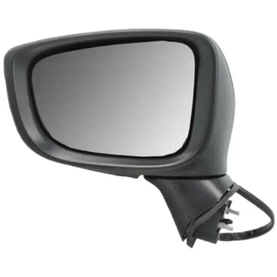 Oglinda exterioara stanga MAZDA 3 BM 2013-> perioada 2013 2014 2015 2016 2017 2018 , cu senzor banda, cu semnal, inaltime cm 29, latime cm 14, lungime cm 26, reglaj electric, numar pini 10, cu incalzire, rabatare electrica, prevopsit grund,