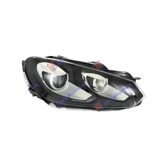 Faruri VW GOLF 6 Variant 2009->2014 Far BI-XENON functie cornering HELLA dreapta 2009->2014 Perioada 2007 2008 2009 2010 2011 2012 2013 2014