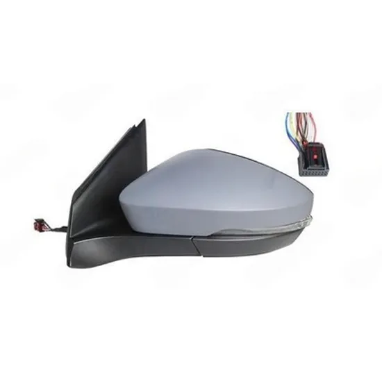 Oglinda VW T-CROSS 2018-> Oglinda exterioara electrica cu incalzire cu rabatare electrica pentru vopsit (cu semnal) (10 PIN) STANGA Perioada 2019 2020 2021 2022 2023