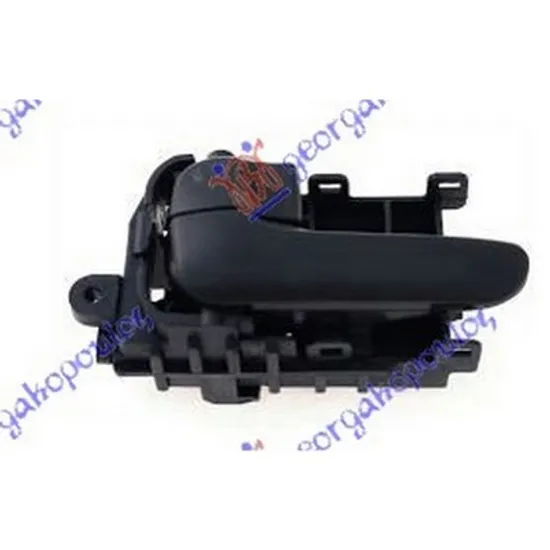 Maner Usa NISSAN ALMERA 2 2001->2006 Maner usa fata/spate interior negru stanga Perioada 2000 2001 2002 2003 2004 2005 2006