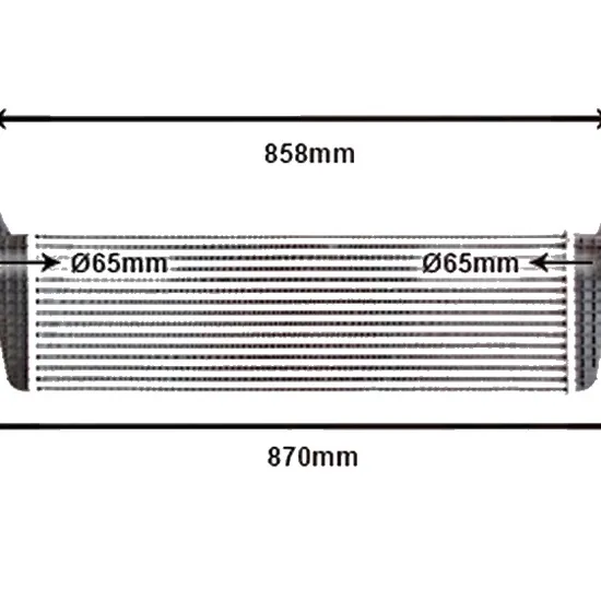 Intercooler VW CARAVELLE 5 2003->2015 2.0 BiTDI 132KW 180CP , pentru motor CFCA perioada 2009 2010,2011,2012,2013,2014 2015