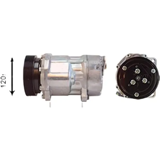 Compresor aer conditionat VW POLO Variant 1997->2001 pentru 1.6, perioada 1997 1998 1999 2000 2001